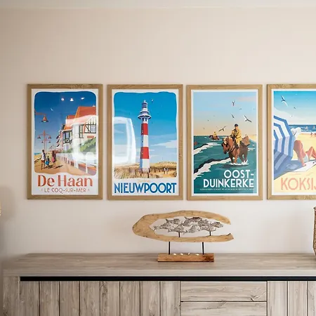 Apartment In Koksijde Near The Beach, Cleaning Included * 코크시데